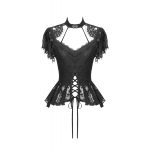 Dark In Love Nixara Lace Collar Top