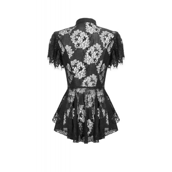 Dark In Love Nixara Lace Collar Top