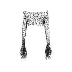 Dark In Love Webrot Fishnet Shredded Gothic-Punk Top