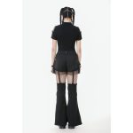 Dark In Love Kalissa But Out Studs & Cross Gothic Top