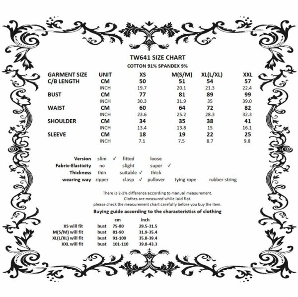 Dark In Love Kalissa But Out Studs & Cross Gothic Top