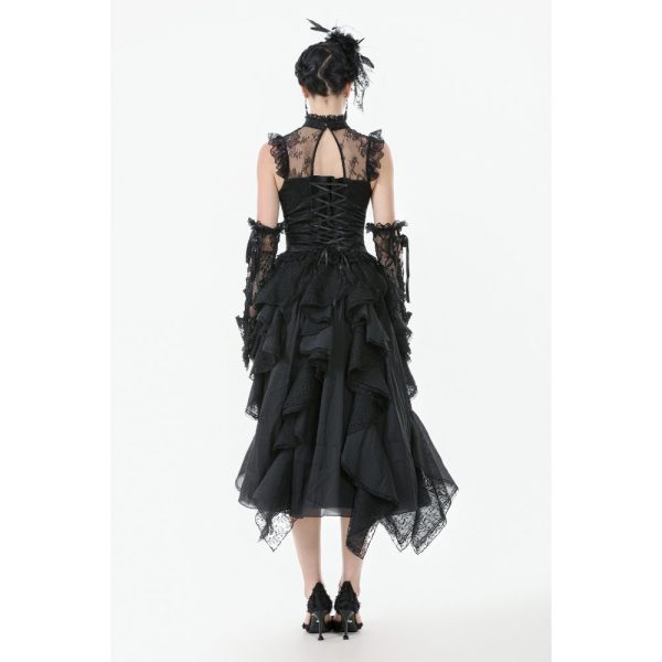 Dark In Love Arabelle Ruffle Gothic Top