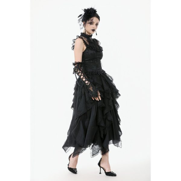 Dark In Love Arabelle Ruffle Gothic Top