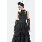 Dark In Love Arabelle Ruffle Gothic Top