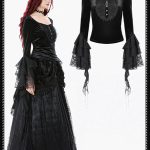 Dark In Love Layla Velvet Long Sleeve Lace Top