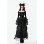 Dark In Love Layla Velvet Long Sleeve Lace Top