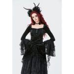 Dark In Love Layla Velvet Long Sleeve Lace Top