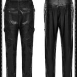 Punk Rave Vulcan Faux Leather Pants