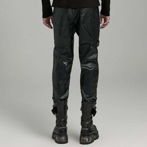 Punk Rave Vulcan Faux Leather Pants