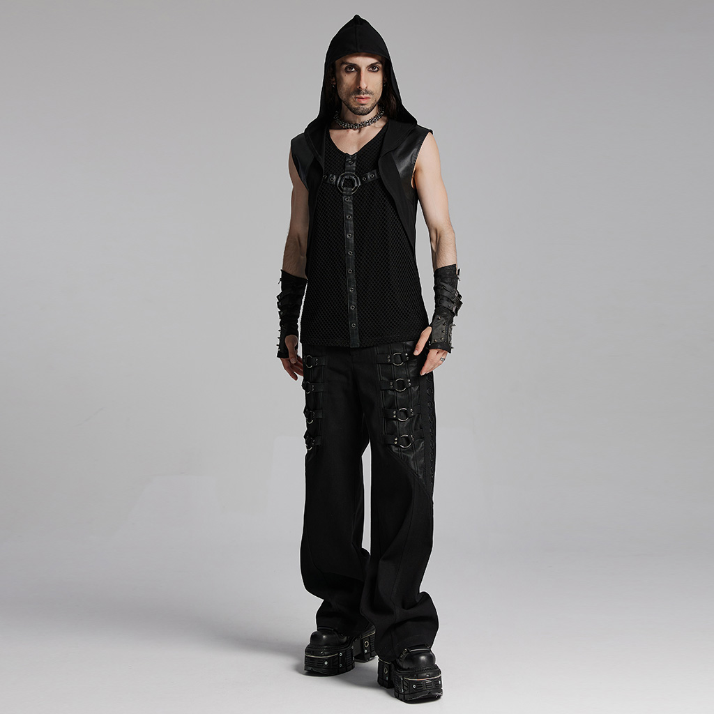 Punk Rave Ramien O-ring Industrial Pants
