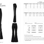 Punk Rave Vandal Studded & Distressed Flare Pants