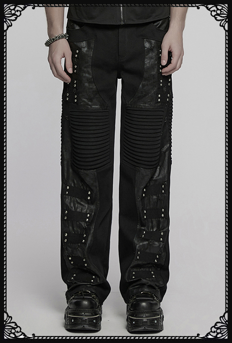 Punk Rave No Idol Studded Gothic Trousers