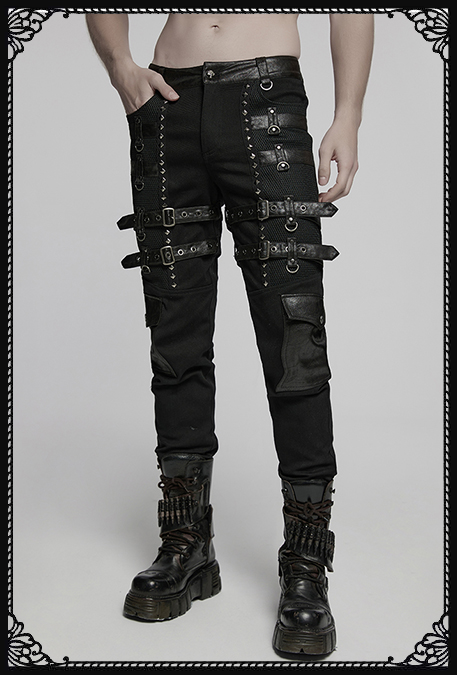 Punk Rave Edward Buckles Gothic Trousers