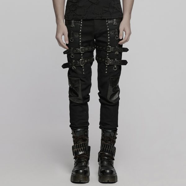 Punk Rave Edward Buckles Gothic Trousers