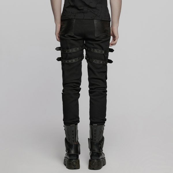 Punk Rave Edward Buckles Gothic Trousers