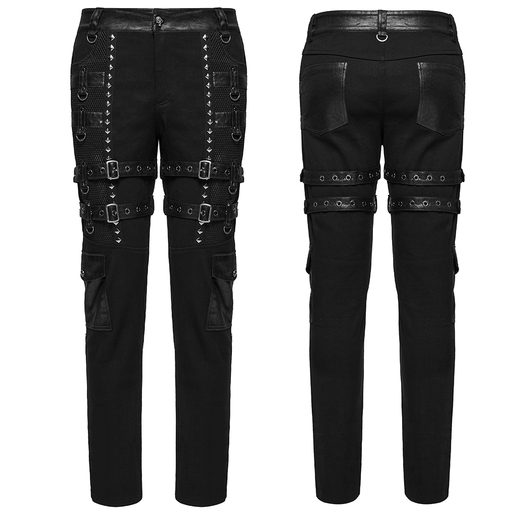 Punk Rave Edward Buckles Gothic Trousers