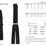 Punk Rave Kiro Distressed Denim With Eyelets