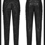 Punk Rave Zane Eyelets Strap Trousers