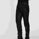 Punk Rave Zane Eyelets Strap Trousers