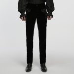 Punk Rave Maddox Velvety Gothic Men Trousers
