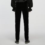 Punk Rave Maddox Velvety Gothic Men Trousers