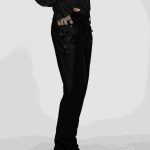 Punk Rave Maddox Velvety Gothic Men Trousers