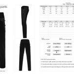 Punk Rave Maddox Velvety Gothic Men Trousers