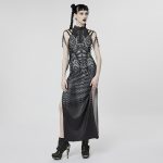 Punk Rave Dark Future Waves Long Dress
