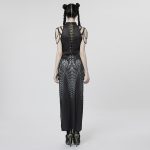 Punk Rave Dark Future Waves Long Dress
