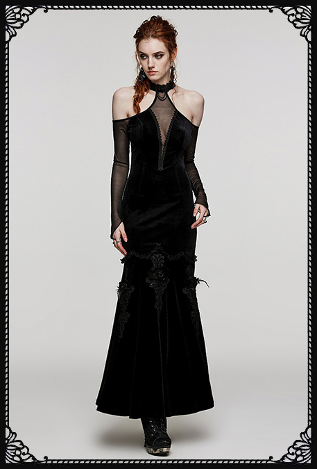 Punk Rave Lady Rose Long Dress