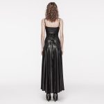 Punk Rave Amaryllis Shredded Detail Faux Leather Dress