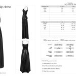 Punk Rave Amaryllis Shredded Detail Faux Leather Dress