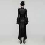 Punk Rave Licia Gothic Mandarin Collar Dress