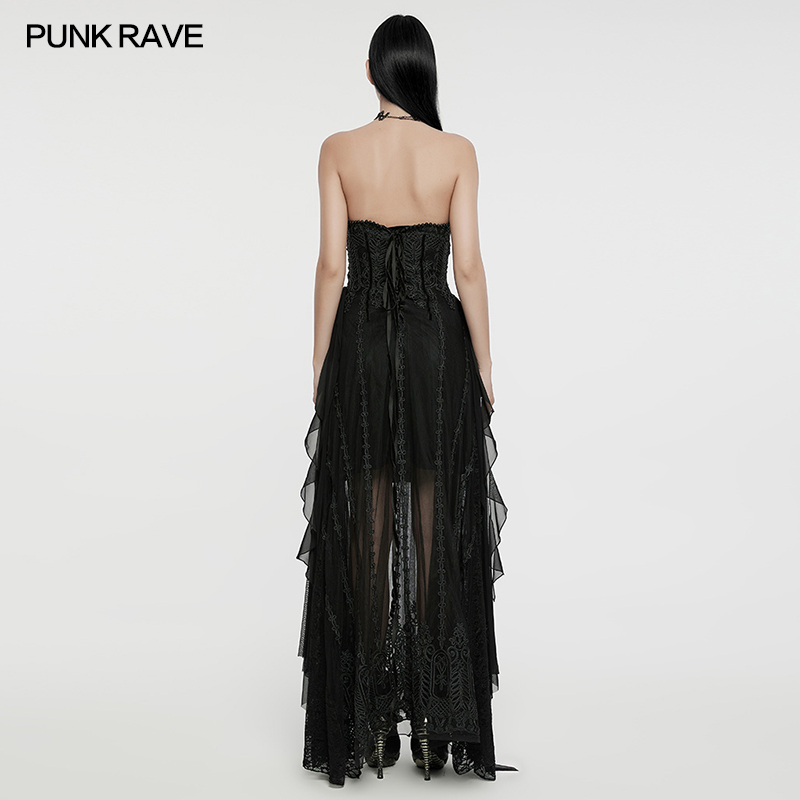 Punk Rave Graveyard Queen Gothic Lace Dress