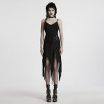 Punk Rave Lavinia Ripped Hem Gothic Dress