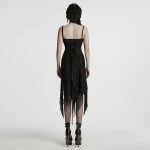 Punk Rave Lavinia Ripped Hem Gothic Dress
