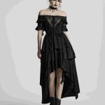 Punk Rave Vampira Bardot Sheer Dress