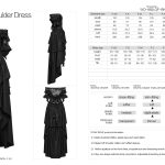 Punk Rave Vampira Bardot Sheer Dress