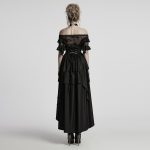 Punk Rave Vampira Bardot Sheer Dress