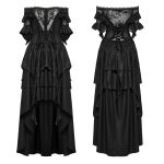 Punk Rave Vampira Bardot Sheer Dress