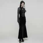 Punk Rave Drusilla Embroidered See Through Gothic Dress