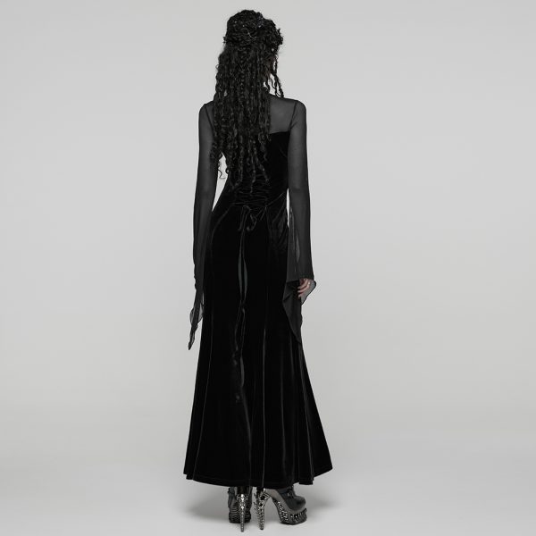 Punk Rave Drusilla Embroidered See Through Gothic Dress