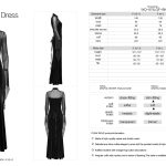 Punk Rave Drusilla Embroidered See Through Gothic Dress