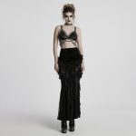 Punk Rave Tessa Gothic Festival Chain Dress With Detachable Bralette