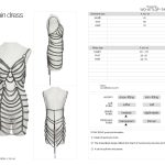 Punk Rave Tessa Gothic Festival Chain Dress With Detachable Bralette