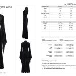 Punk Rave Countess Gothic Lace Velvet Bell Sleeve Dress