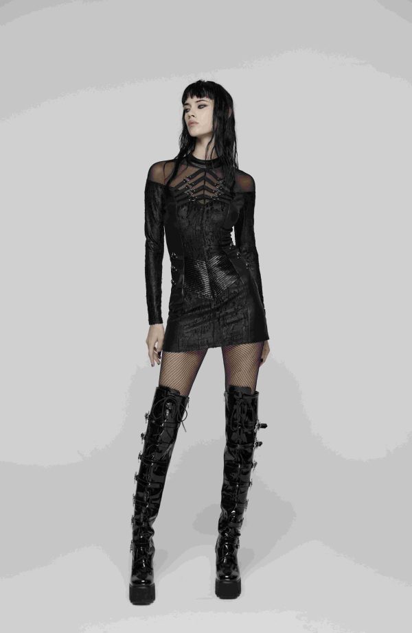Punk Rave Xanthia Gothic Alien Dress