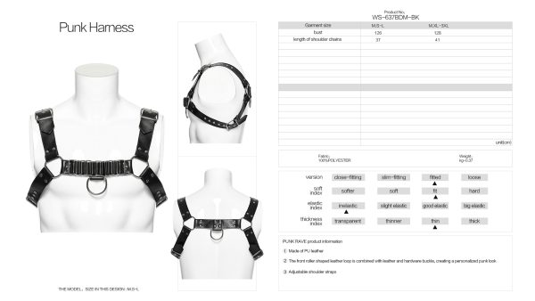 Punk Rave Heretic Harness