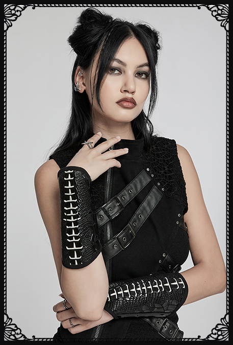 Punk Rave Warrior Armour Wristband