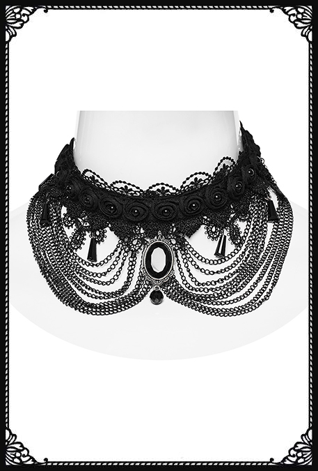 Punk Rave Chained Soul Choker